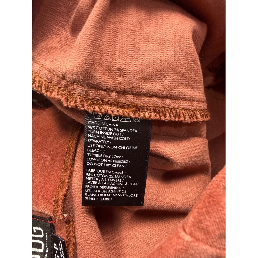 BDG Urban Outfitters Rust Corduroy Mini Skirt Button Front Pockets Small - Picture 4 of 6